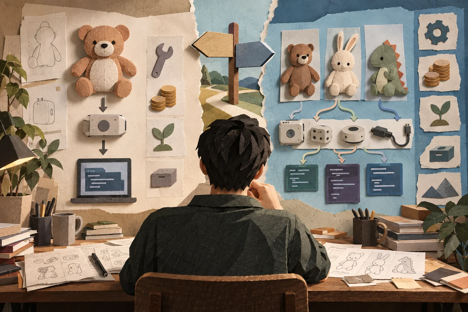 选型边界主题AI概念图 非真实产品